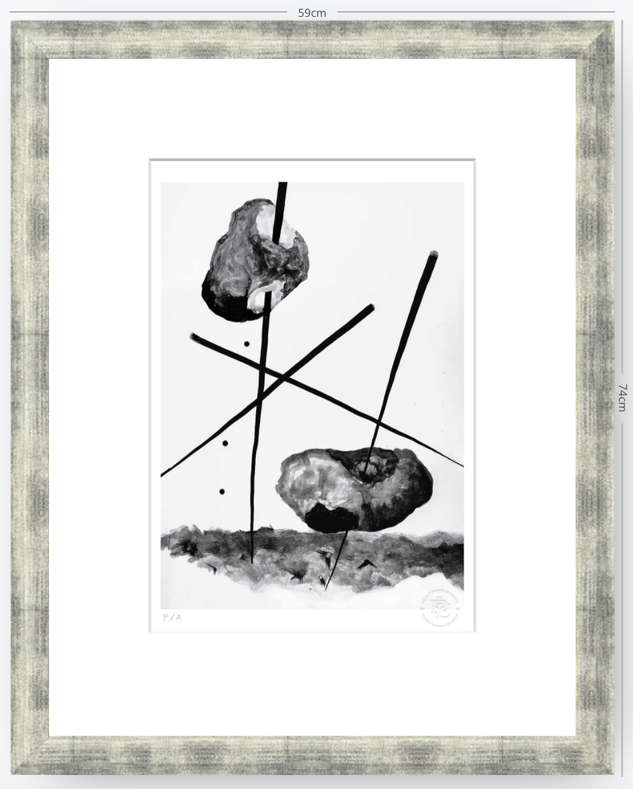 Cuando La Niña Enloqueció De Piedra - 33 x 48 cm