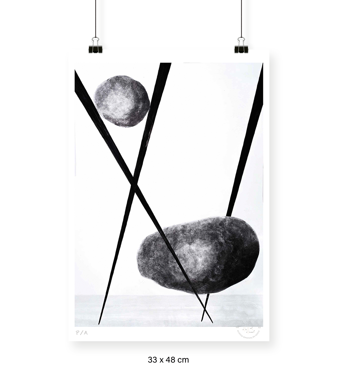 Jugando Con El Equilibrio - 33 x 48 cm