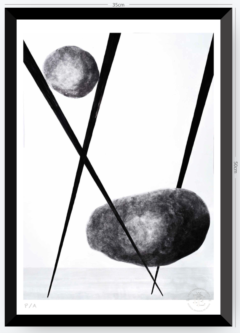 Jugando Con El Equilibrio - 33 x 48 cm