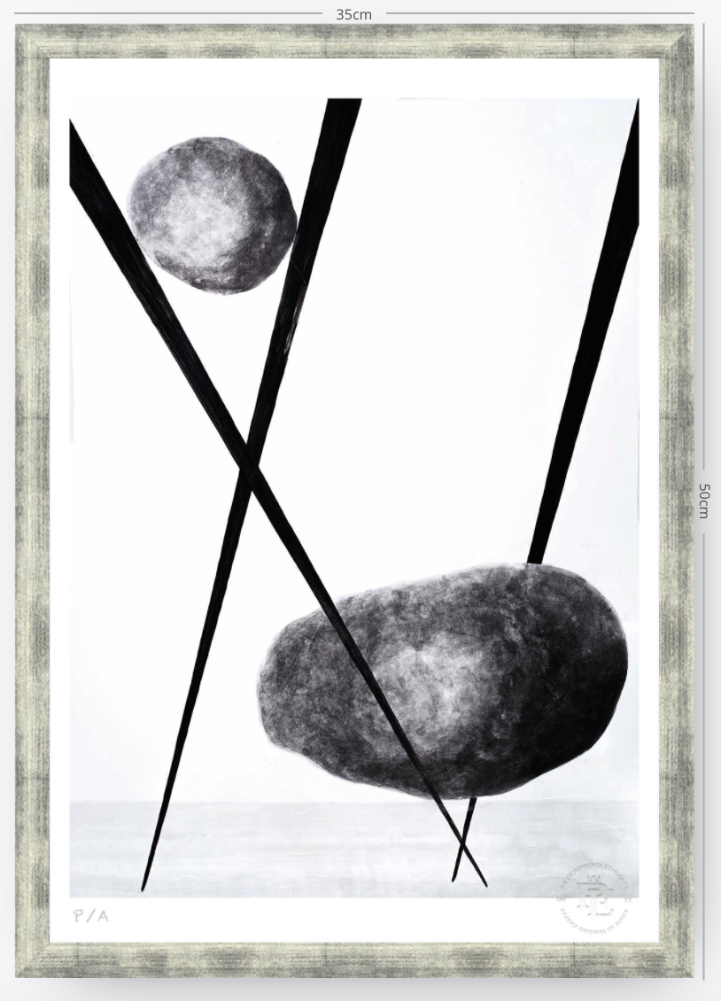 Jugando Con El Equilibrio - 33 x 48 cm