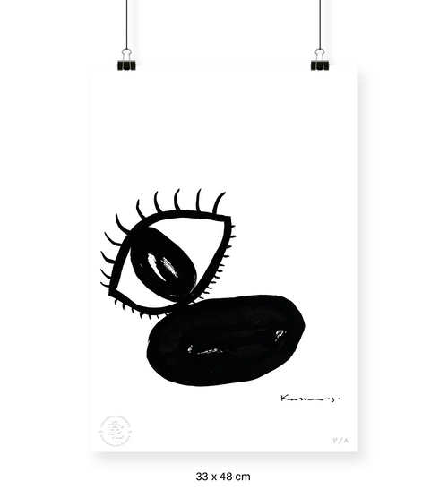 + Ojo - Piedras - 33 x 48 cm