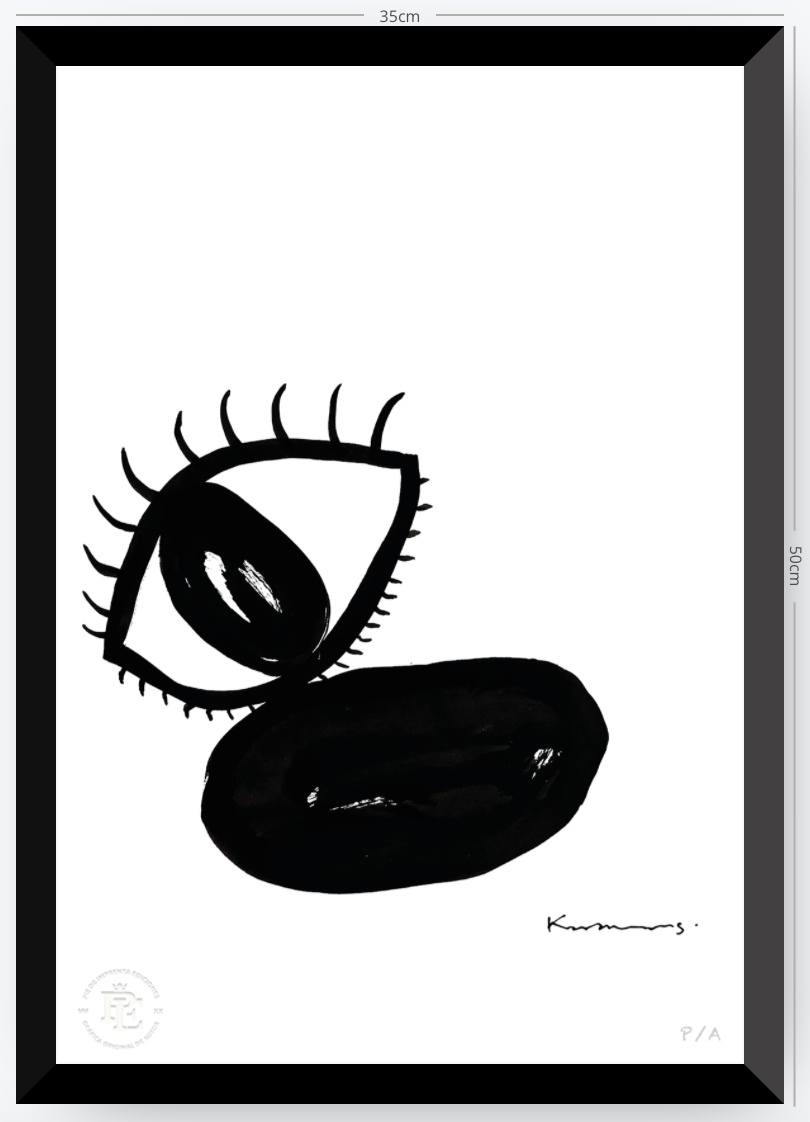 + Ojo - Piedras - 33 x 48 cm