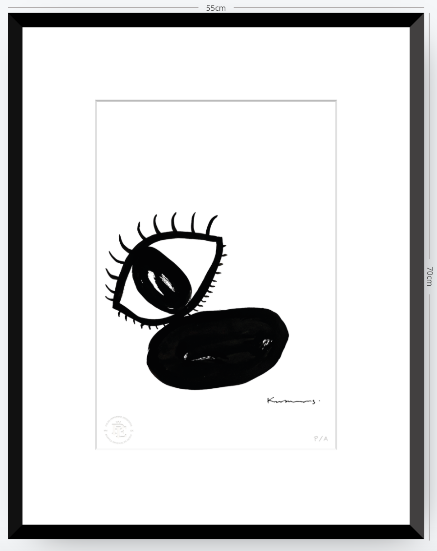 + Ojo - Piedras - 33 x 48 cm