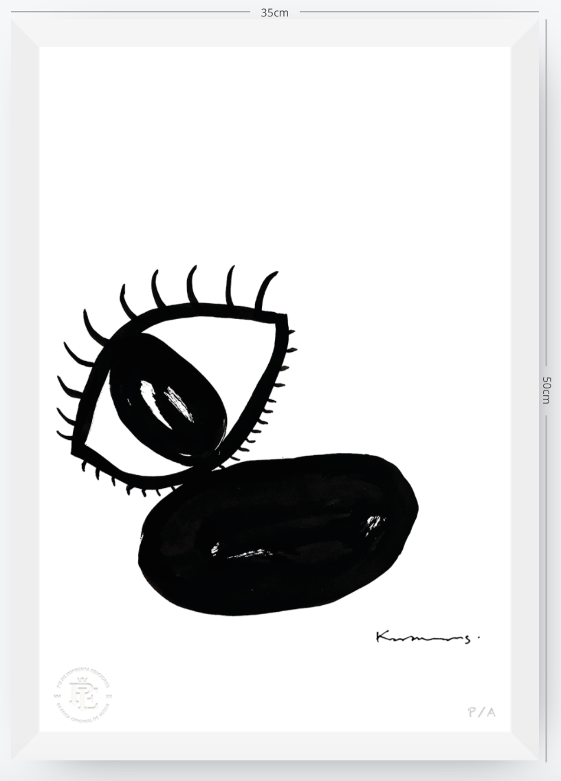 + Ojo - Piedras - 33 x 48 cm