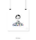 Twiggy - 33 x 33 cm
