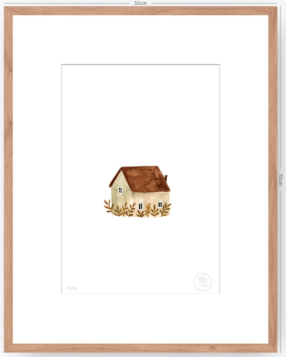 Casa Beige - 33 x 48 cm