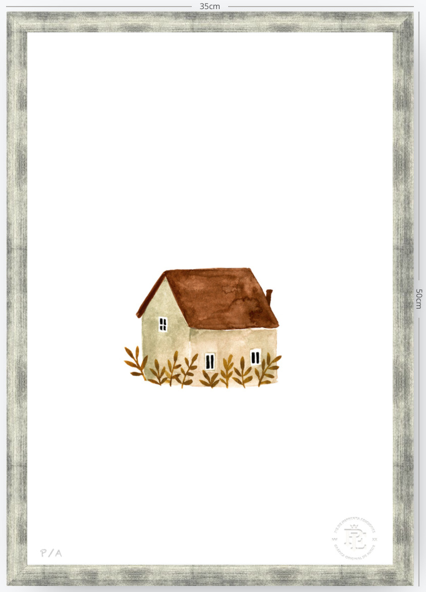 Casa Beige - 33 x 48 cm