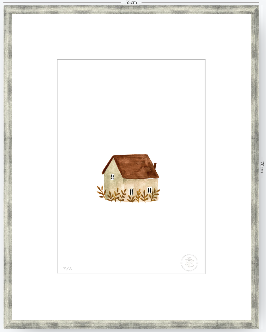 Casa Beige - 33 x 48 cm