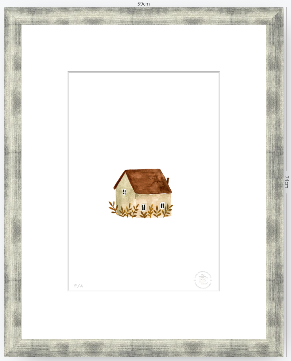 Casa Beige - 33 x 48 cm