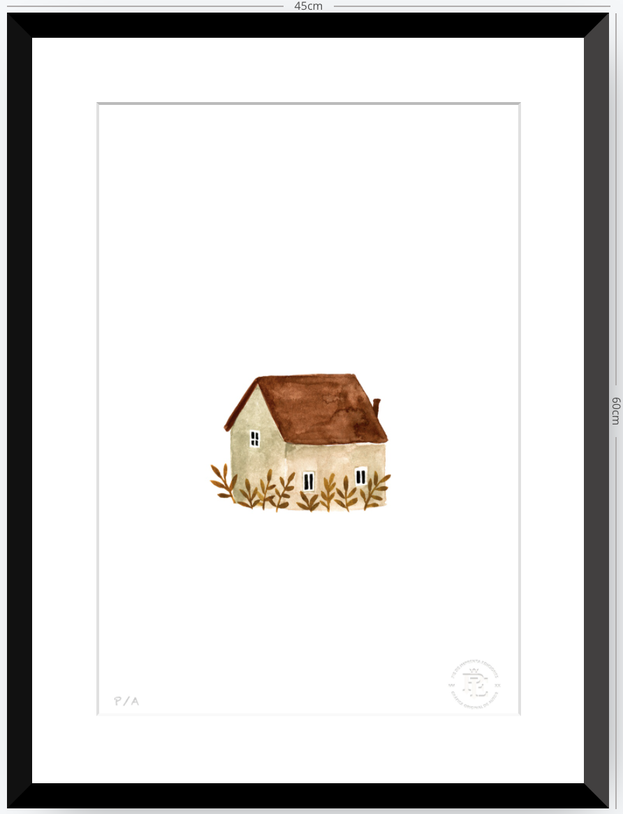 Casa Beige - 33 x 48 cm