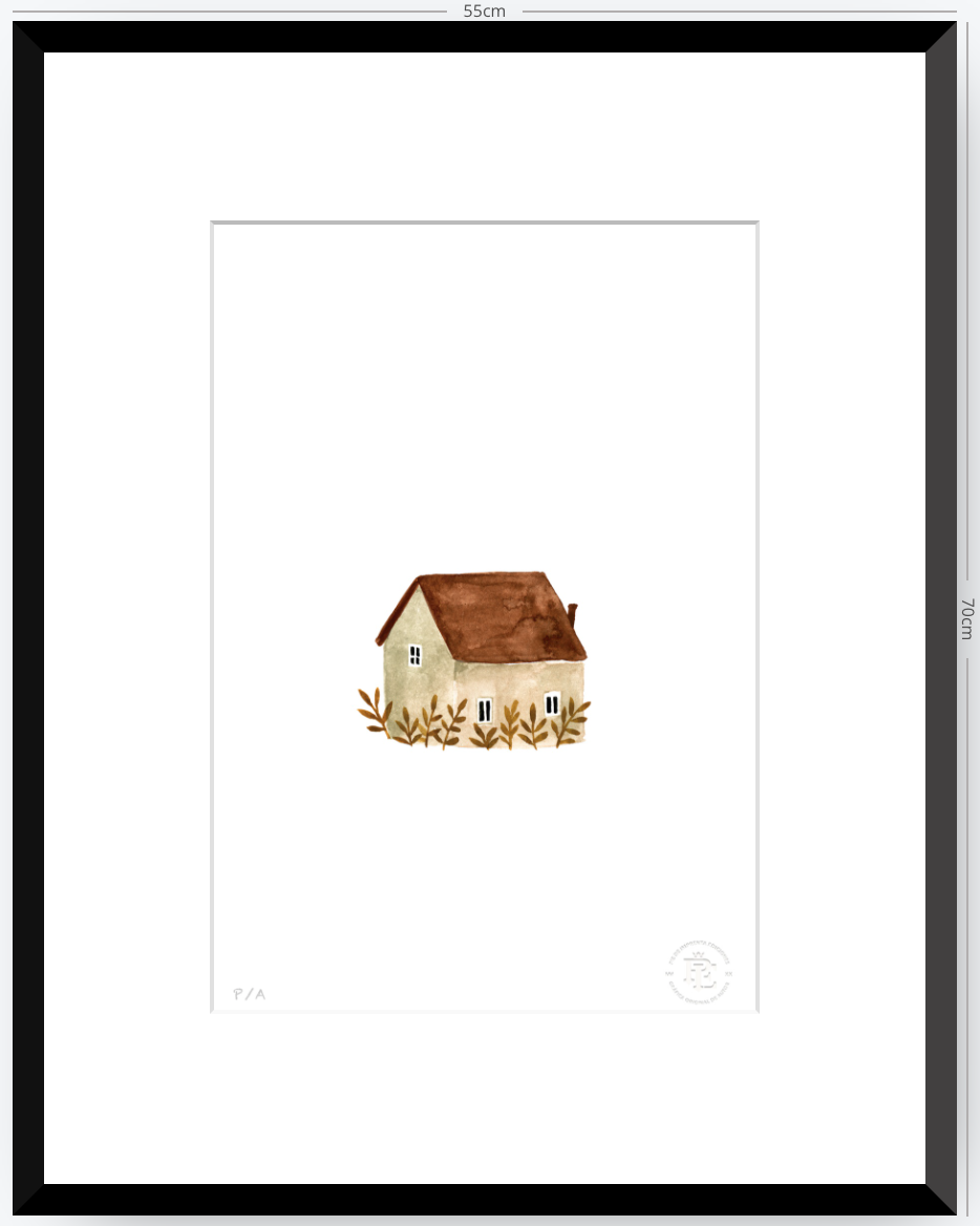 Casa Beige - 33 x 48 cm