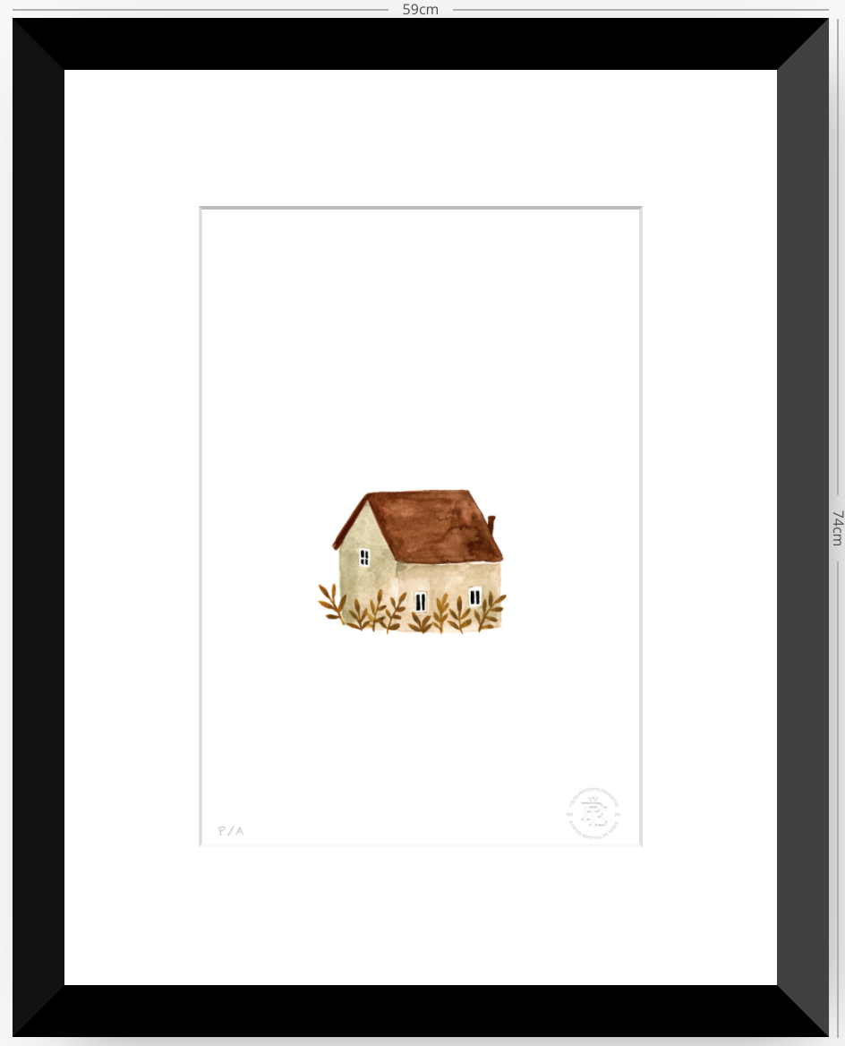 Casa Beige - 33 x 48 cm