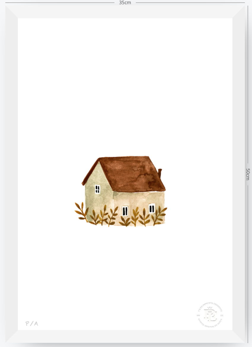 Casa Beige - 33 x 48 cm