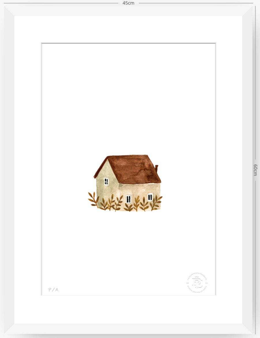 Casa Beige - 33 x 48 cm