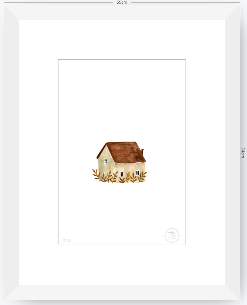 Casa Beige - 33 x 48 cm