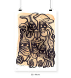 Abuelos de Piedra II - 33 x 48 cm