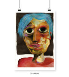 Jason Spaceman en Chile - 33 x 48 cm