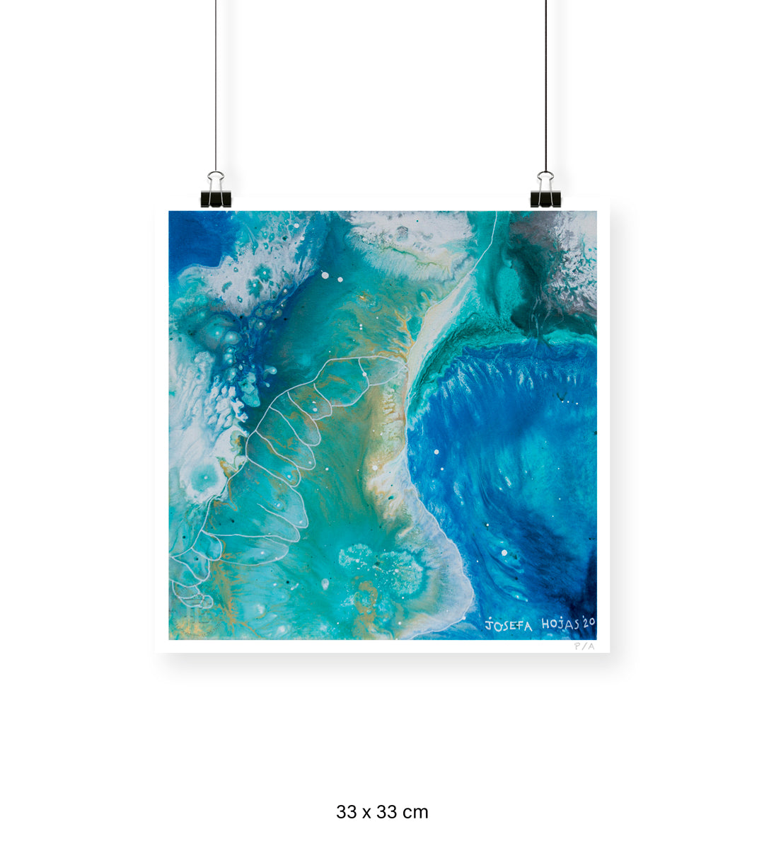 Agua de Primavera - 33 x 33 cm - Lámina sín marco / Sin Marco / Sin Passepartout