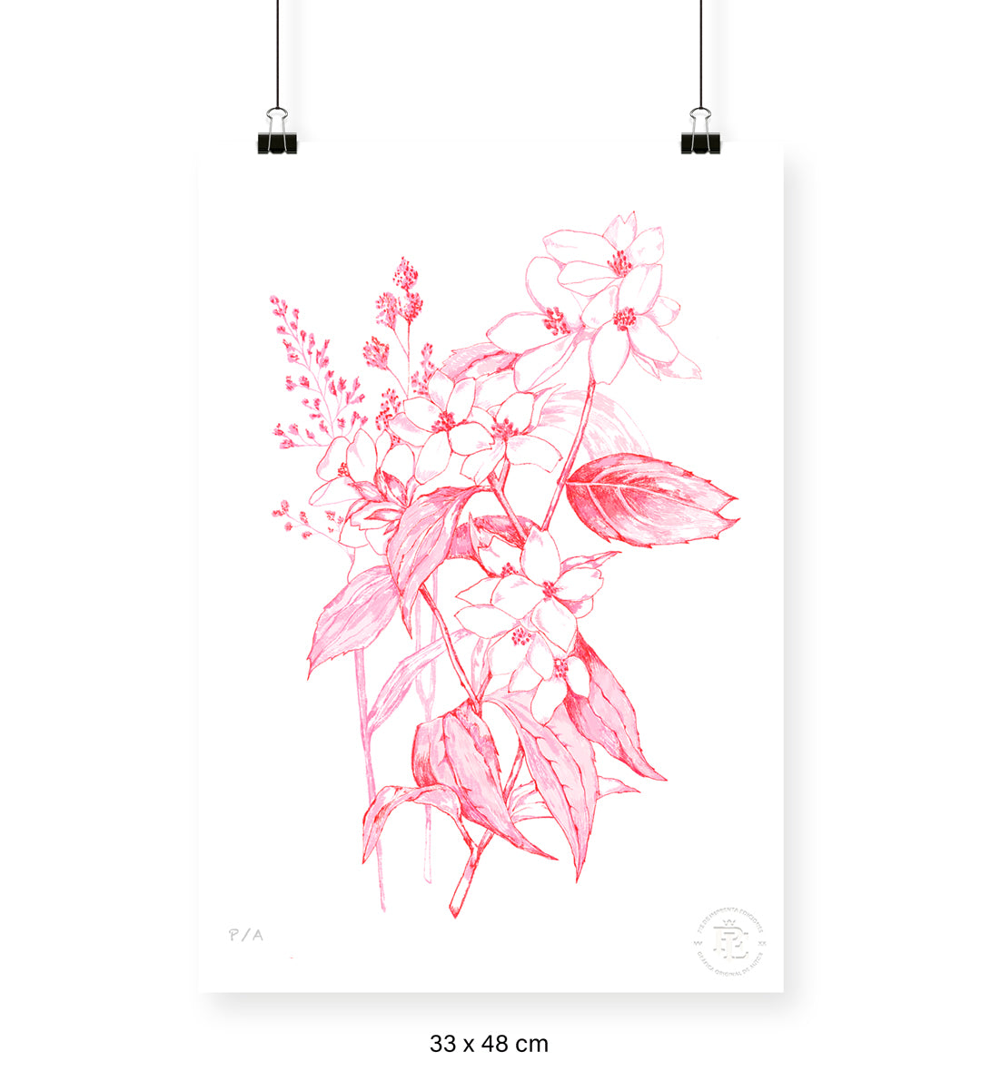 Florecer Agradecer I - 33 x 48 cm