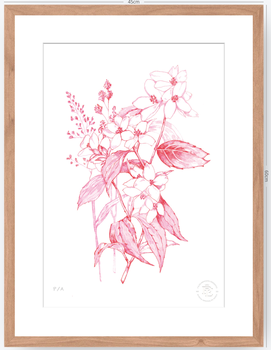 Florecer Agradecer I - 33 x 48 cm
