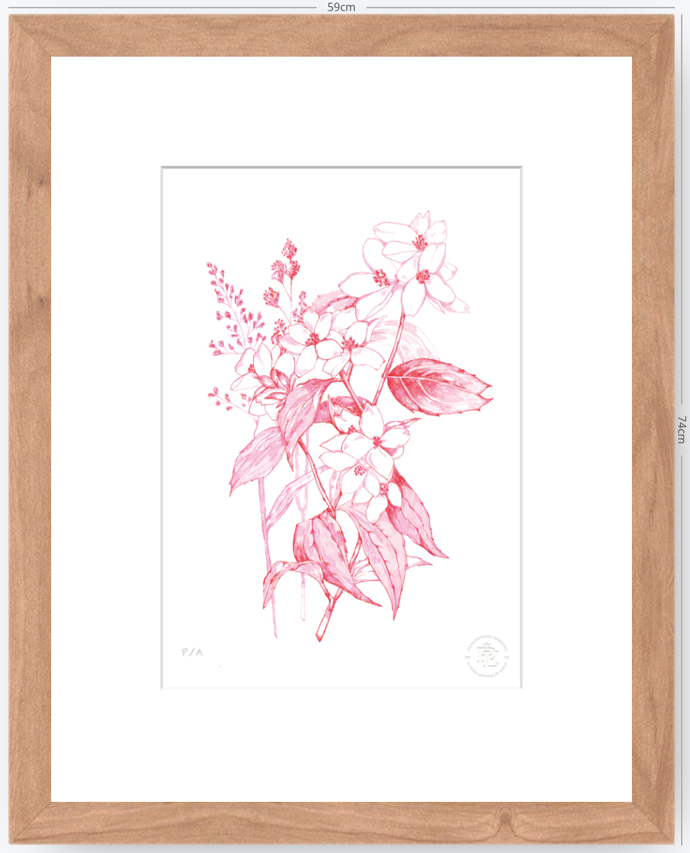 Florecer Agradecer I - 33 x 48 cm