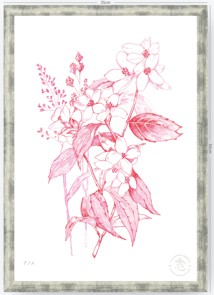 Florecer Agradecer I - 33 x 48 cm