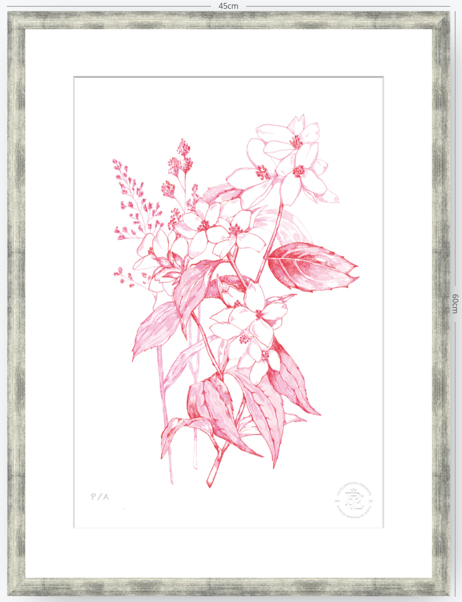 Florecer Agradecer I - 33 x 48 cm