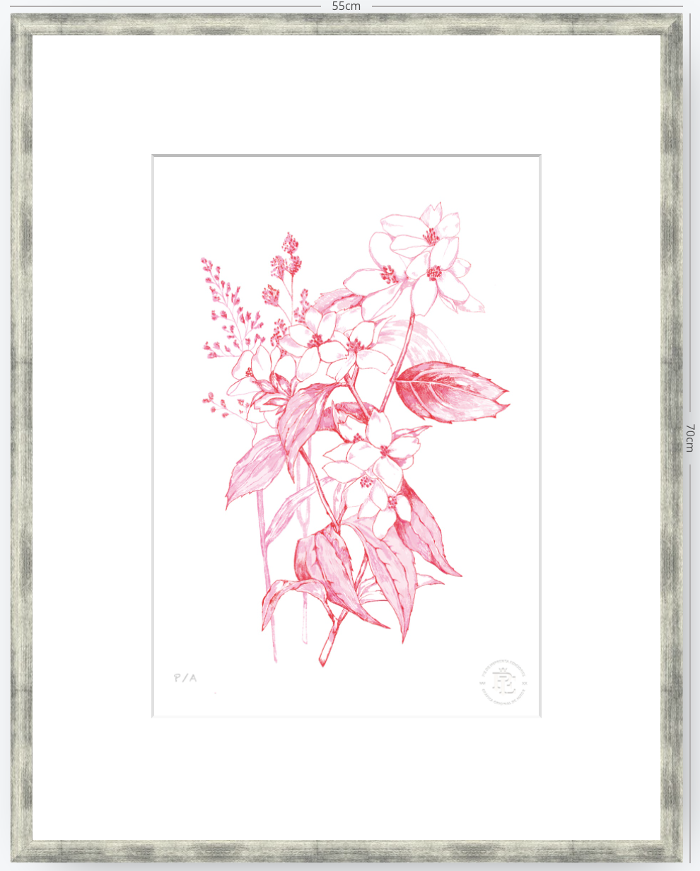 Florecer Agradecer I - 33 x 48 cm