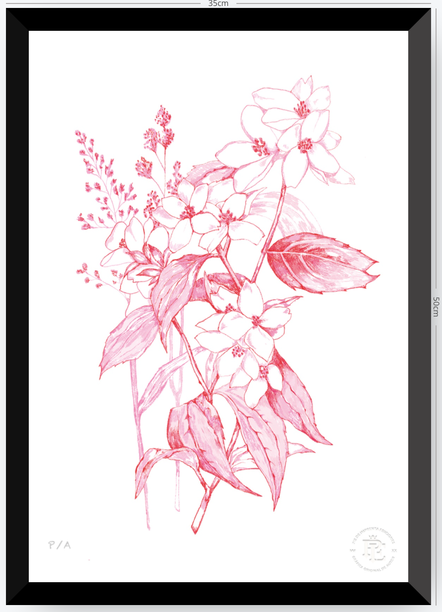 Florecer Agradecer I - 33 x 48 cm