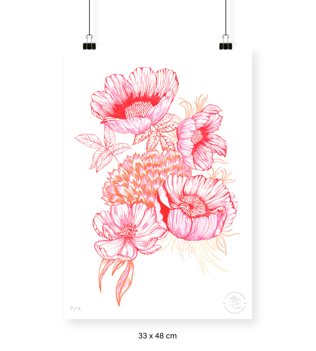 Florecer Agradecer II - 33 x 48 cm