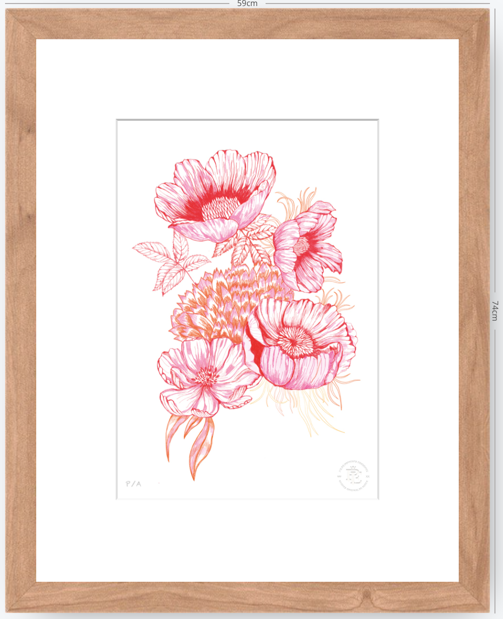 Florecer Agradecer II - 33 x 48 cm