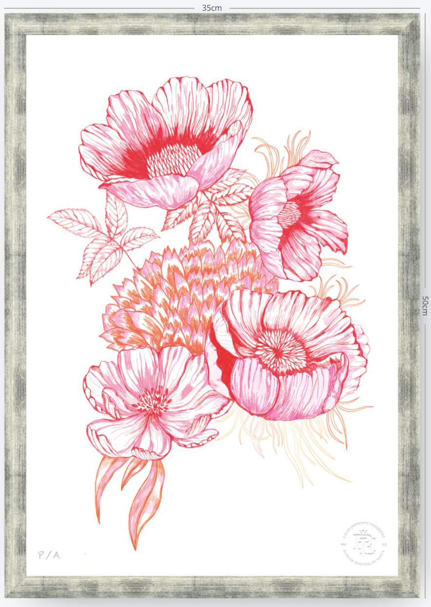 Florecer Agradecer II - 33 x 48 cm