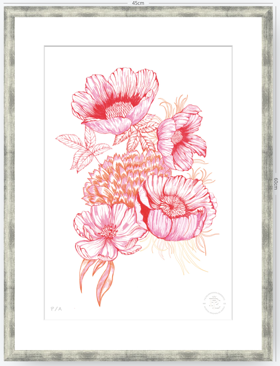 Florecer Agradecer II - 33 x 48 cm