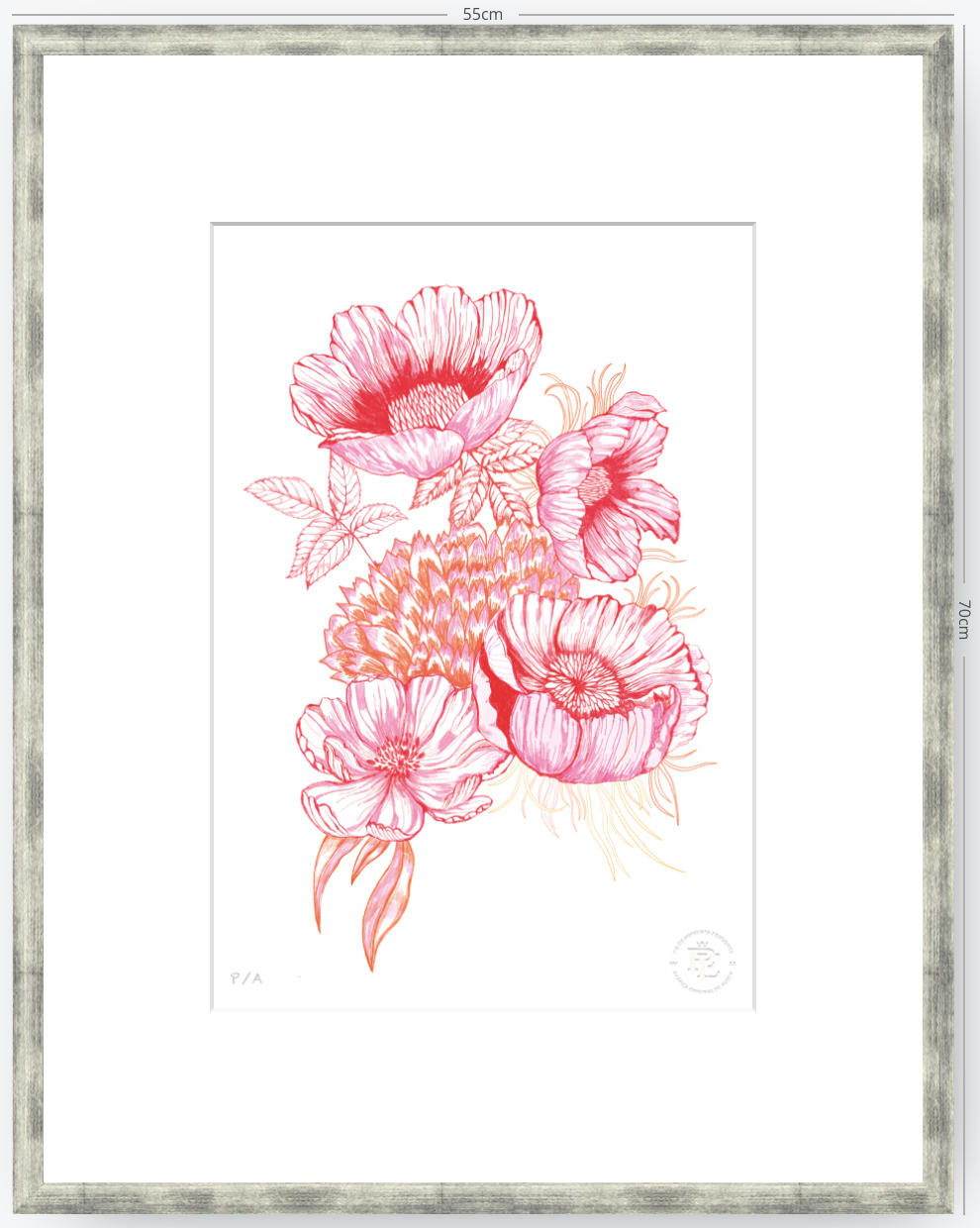 Florecer Agradecer II - 33 x 48 cm