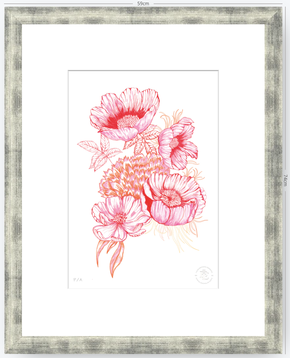 Florecer Agradecer II - 33 x 48 cm