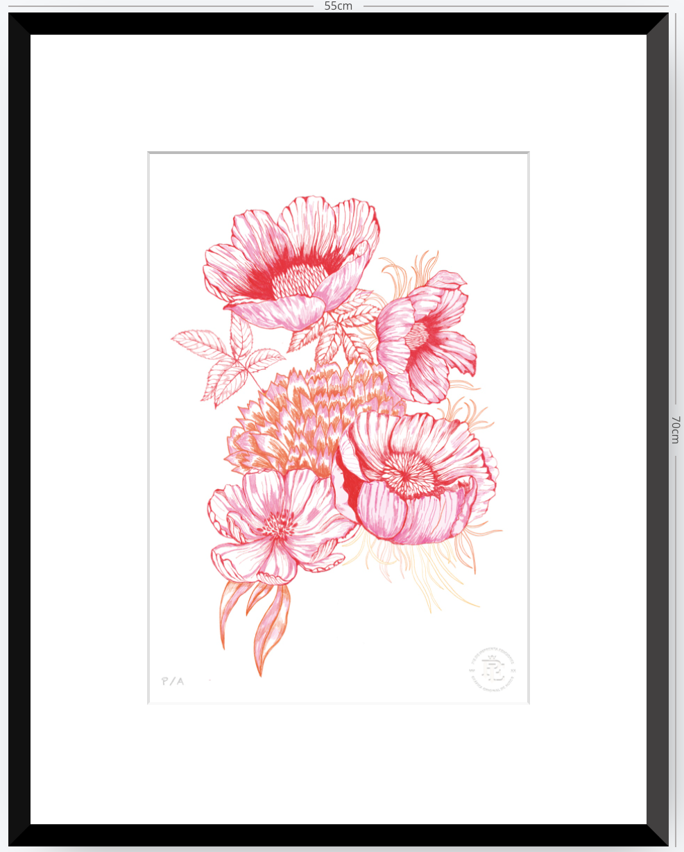 Florecer Agradecer II - 33 x 48 cm