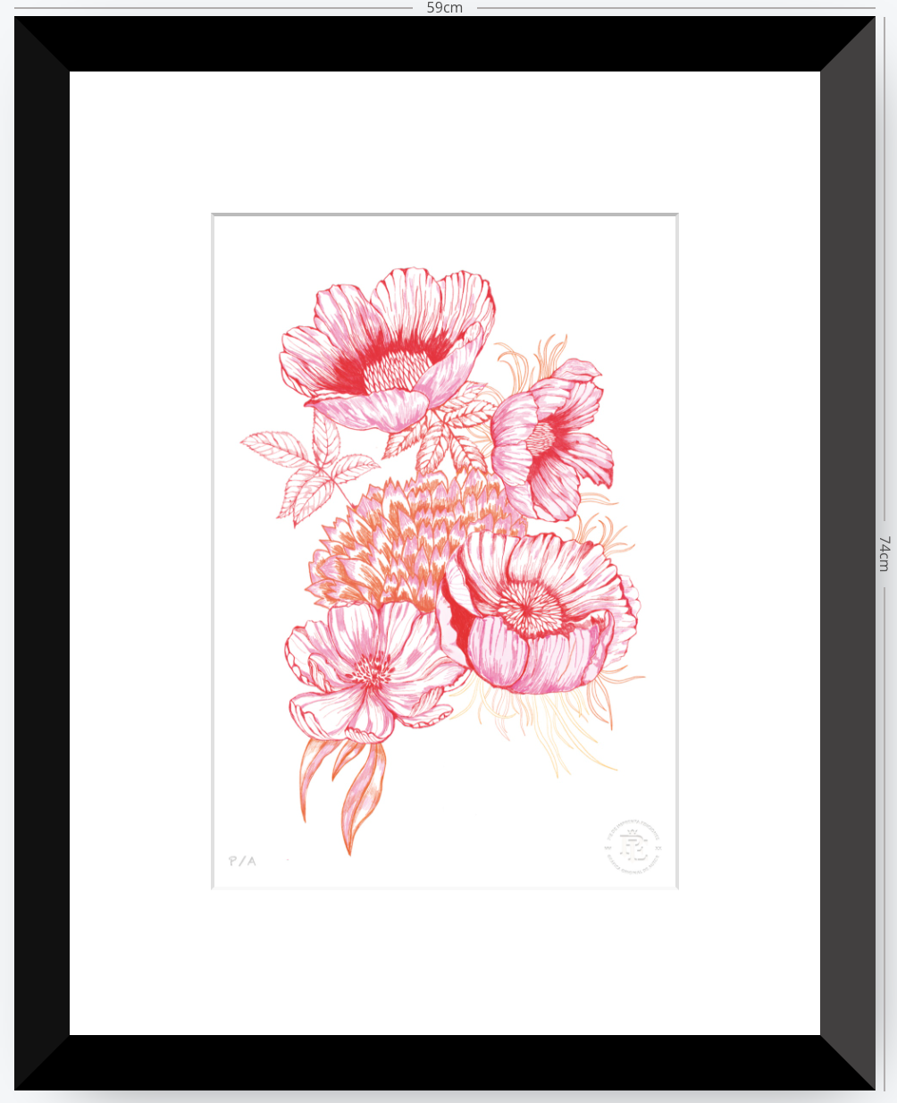Florecer Agradecer II - 33 x 48 cm