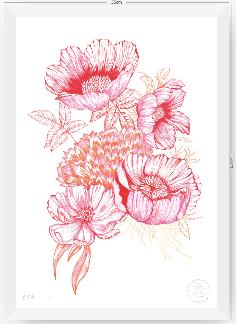 Florecer Agradecer II - 33 x 48 cm