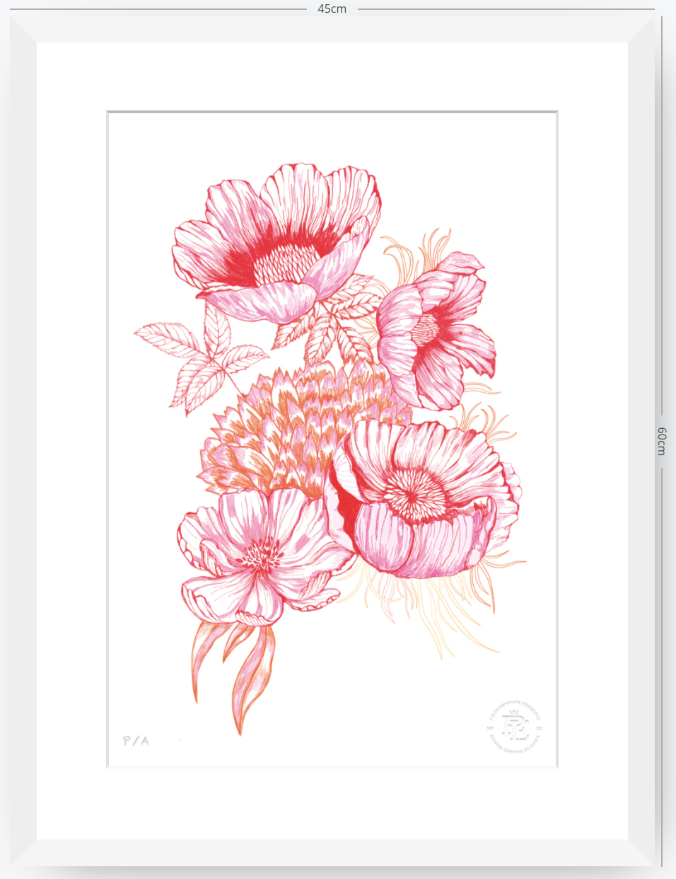 Florecer Agradecer II - 33 x 48 cm