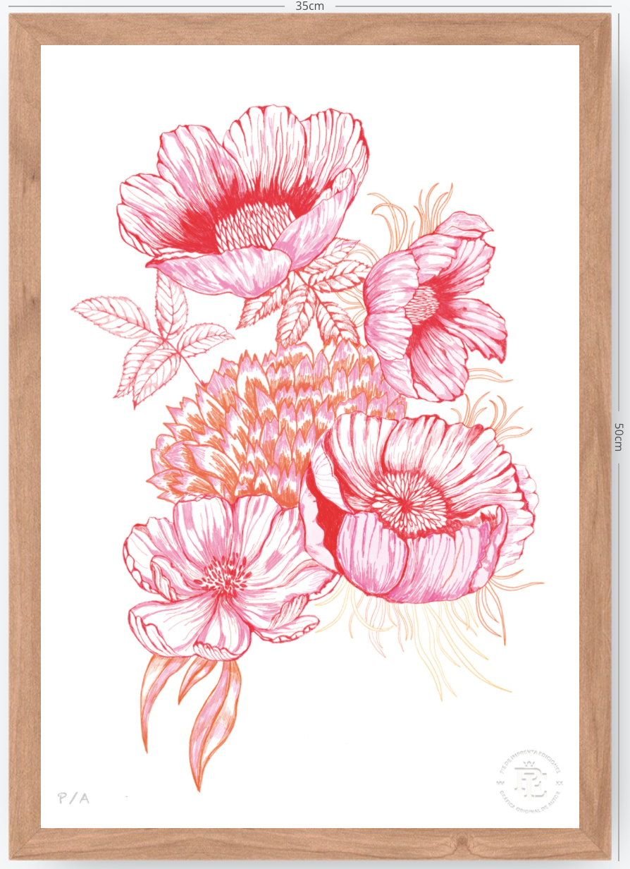 Florecer Agradecer II - 33 x 48 cm