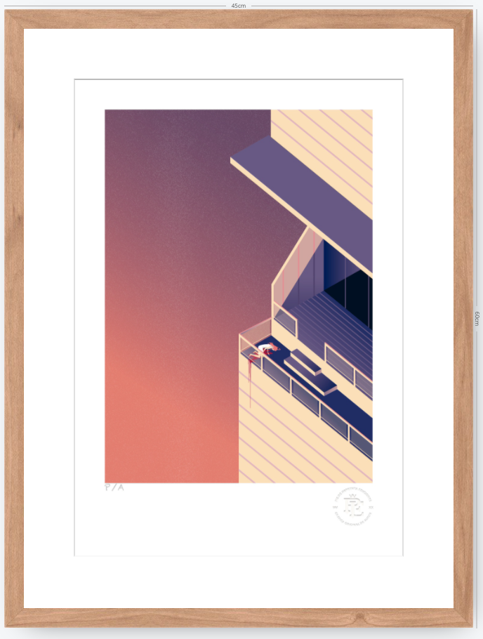 Ceremonia en el Penthouse - 33 x 48 cm