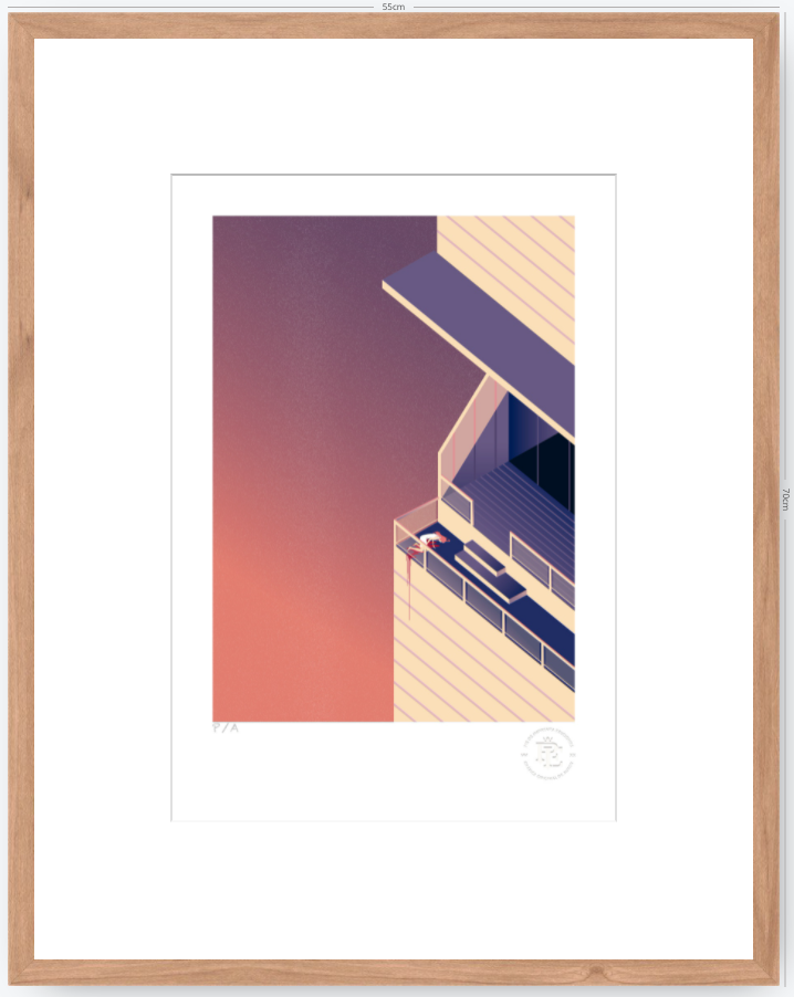 Ceremonia en el Penthouse - 33 x 48 cm