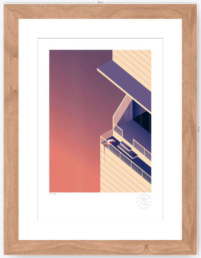 Ceremonia en el Penthouse - 33 x 48 cm