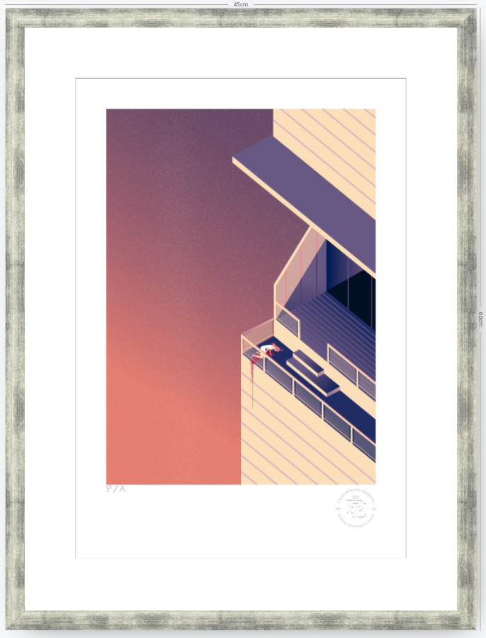 Ceremonia en el Penthouse - 33 x 48 cm