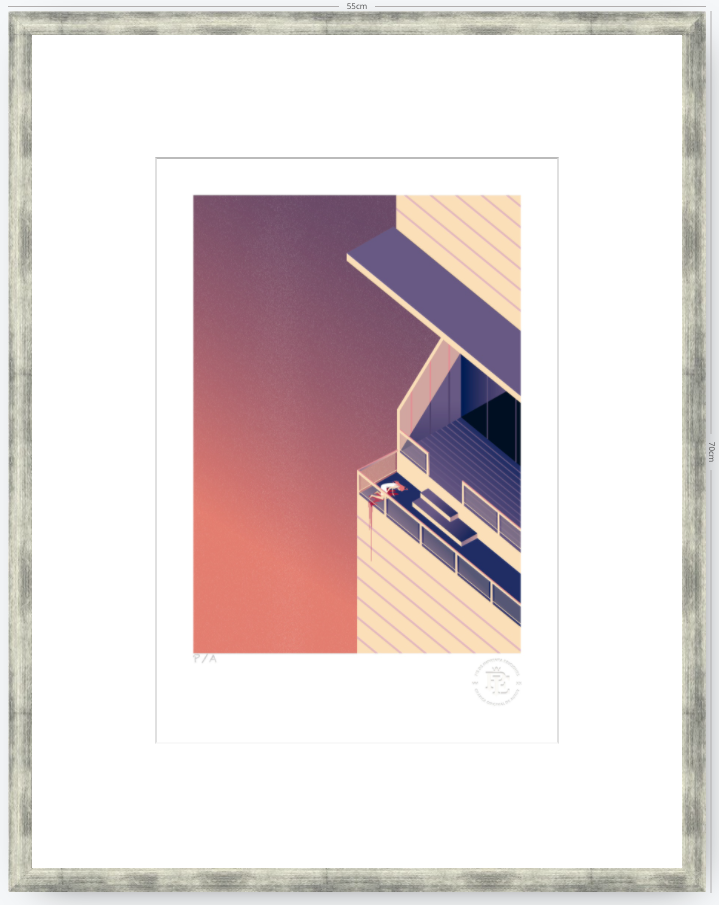 Ceremonia en el Penthouse - 33 x 48 cm
