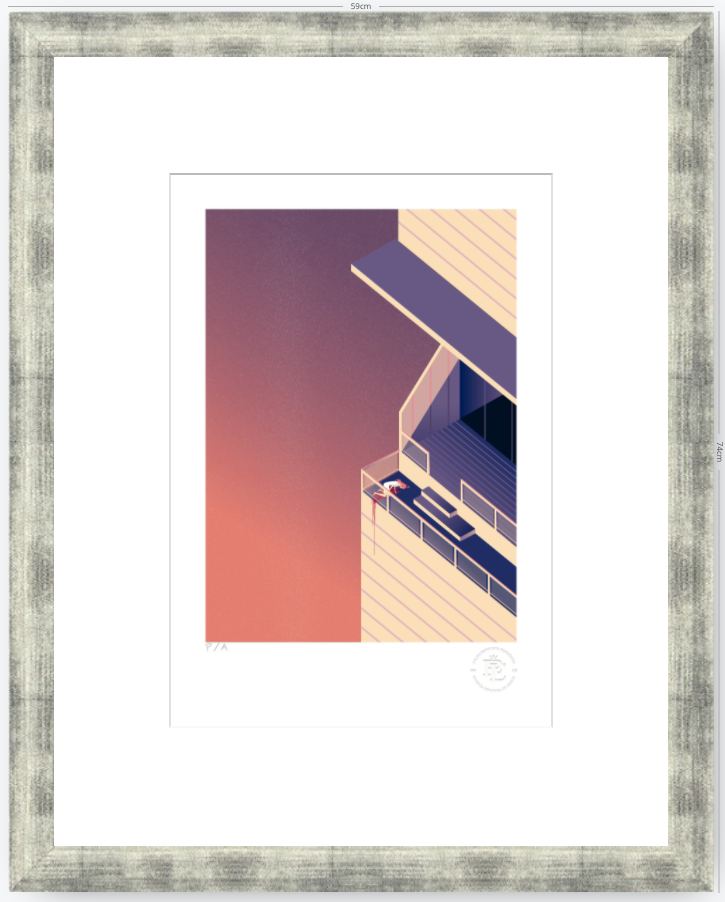 Ceremonia en el Penthouse - 33 x 48 cm