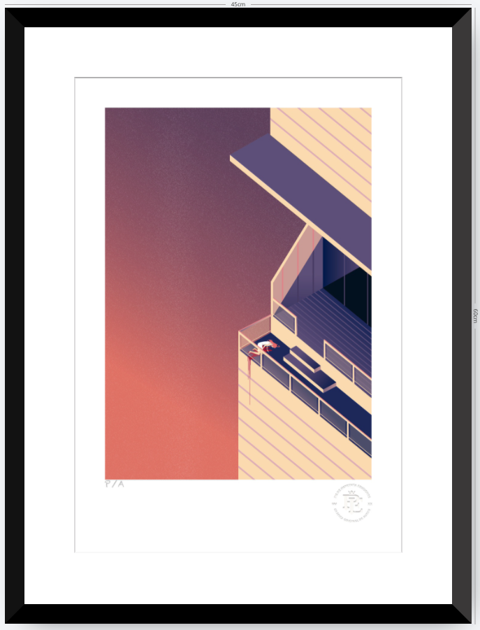 Ceremonia en el Penthouse - 33 x 48 cm