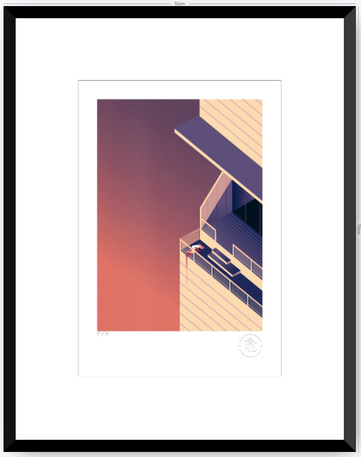 Ceremonia en el Penthouse - 33 x 48 cm