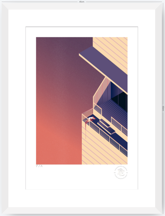 Ceremonia en el Penthouse - 33 x 48 cm