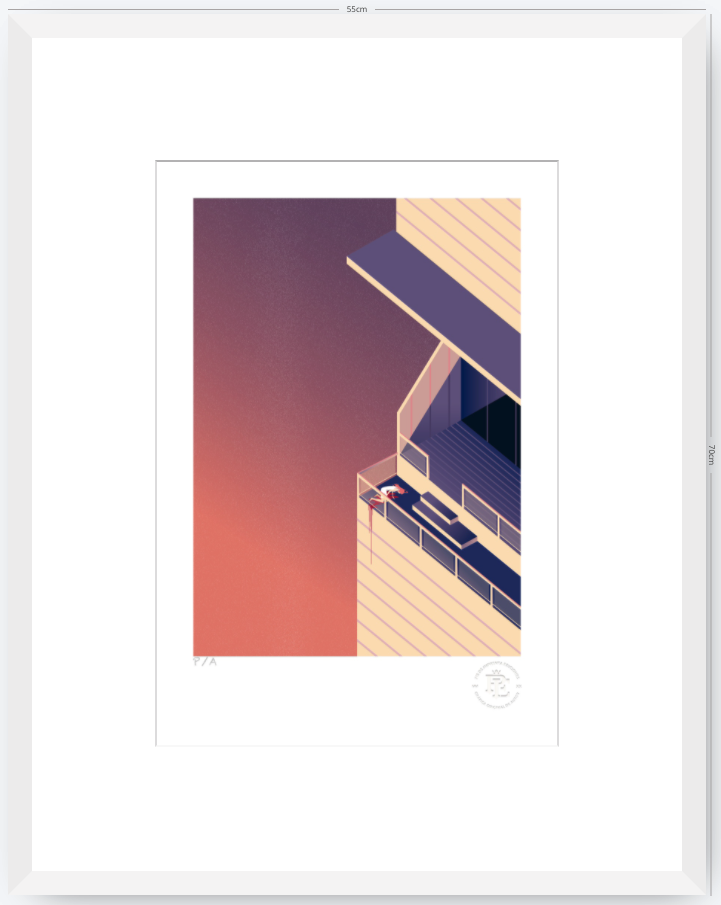 Ceremonia en el Penthouse - 33 x 48 cm